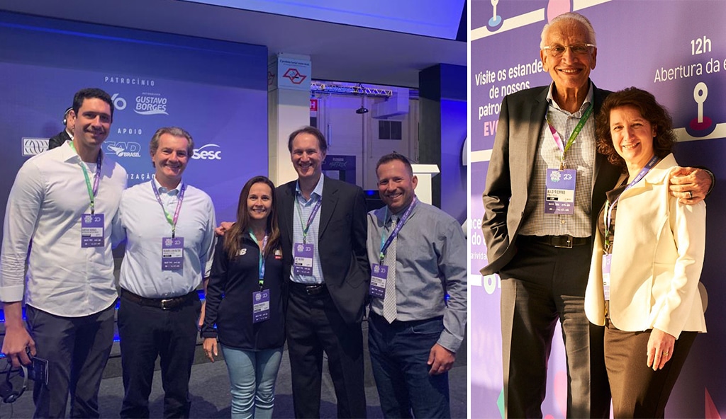 From left, Gustavo Borges, Richard Bilton, Monica Marques, Jay Ablondi, Chris Stevenson, Waldyr Soares, and Jacqueline Antunes.